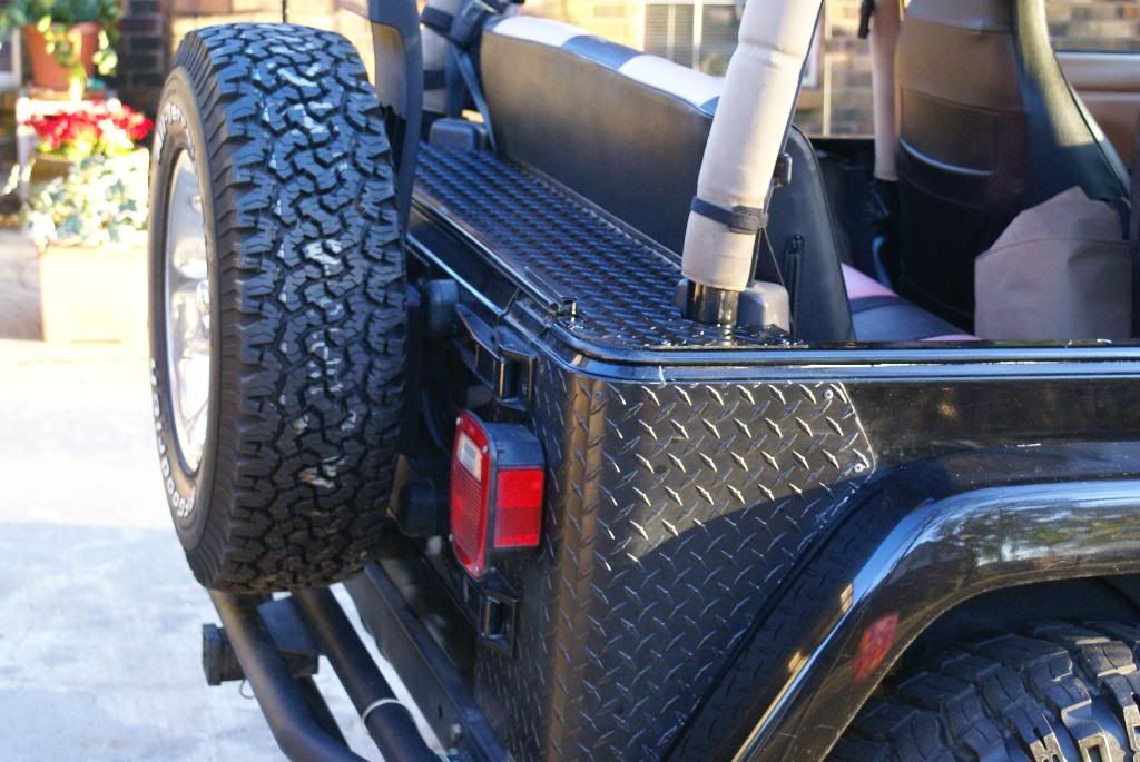 Jeep diamond plate bumpers #5