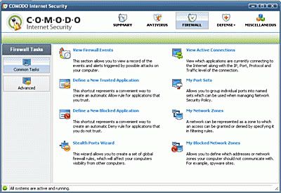 Comodo Internet Security 4.0.129536.679 Beta (02.02.2010) - ������ �������������, ���������� ��������� ��� ������ ����������� ������ ������ ����������, ������� �������� � ���� ��������� - Comodo Antivirus, ������������ ������� ����� - Comodo Firewall � ������ ������ - Comodo Defense+