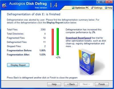 Auslogics Disk Defrag 3.1.8.150 Rus (�� 10.08.2010) - � ������� ������ ���������, ������� ���� ������ ���������� ������ �������� �������������� ������ � ���������.