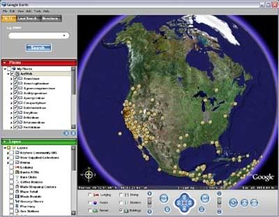  Google Earth Free 5.1.3533.1731 ������� ������ (�� 15.01.2010) - ��� ��������� � �������, ������� �� ������� ��������� ����������� �� ���� �������.