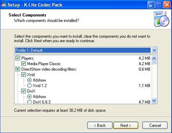 K-Lite Codec Pack Full 5.7.0 (�� 03.02.2010) - ������ ���������� ����� ������� ����������� ��� ����������� ��������� ������� .