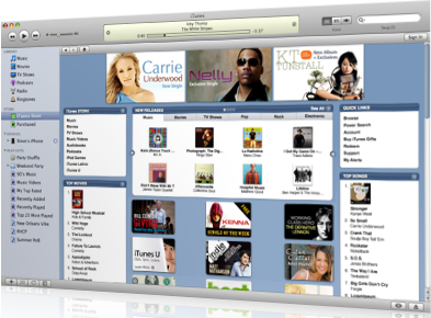 iTunes 9.0.3 ������� ������ (�� 06.02.2009) -  ����������� �������, �� Apple, ��������� �������������� iPod � iPhone.
