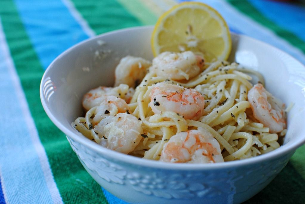 Lemon Shrimp With Linguine Pasta Caitlins Confections