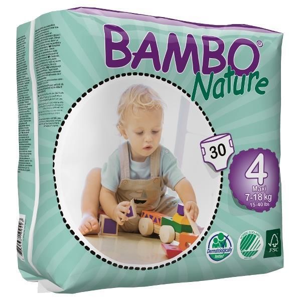 Bỉm Cao Cấp Bambo Nature Nhập Khẩu Đan Mạch Dành Cho Bé 7-18kg L30