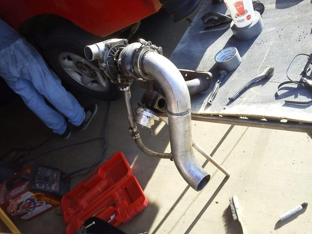 D21 turbo Vband conversion \ exhaust Z31 T3