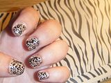 konad nail leopard print