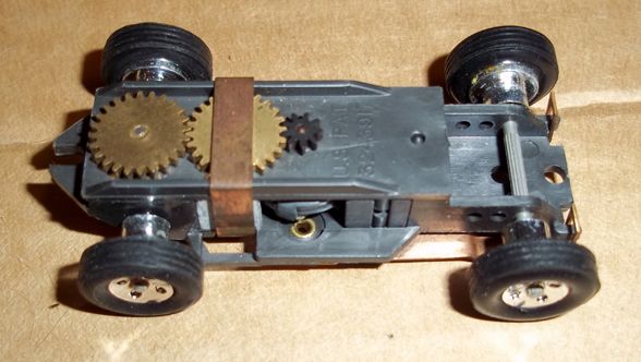 Slot car brushes